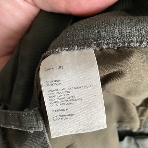 Oak + Fort green trousers 32” x 32” - Picture 5 of 5